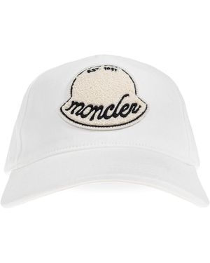 Moncler Baseball Cap - White