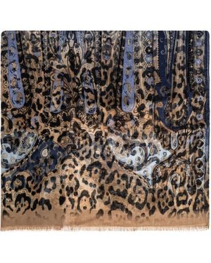 Etro Patterned Scarf - Black