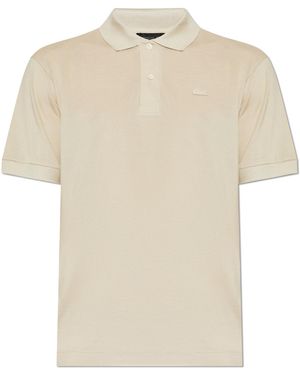 LACOSTE RUNWAY Silk Polo - Natural