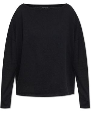 AllSaints Rita Long Sleeve Top - Black