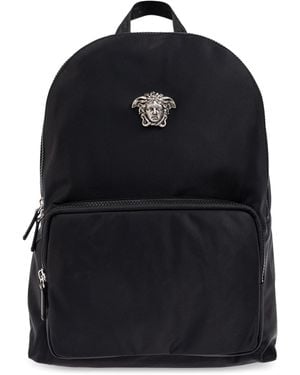 Versace Backpack With An Application - Black
