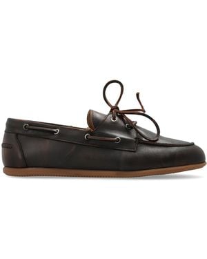 POSA Boat Milano Loafers - Black