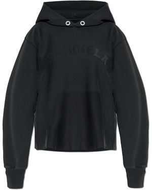 Maison Margiela Sweatshirt With Logo - Black