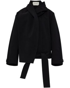 Entire studios Jacket With Belt - Black
