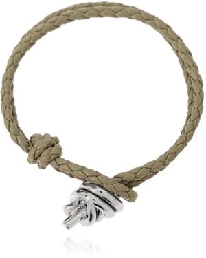 Bottega Veneta Leather Bracelet, - Green