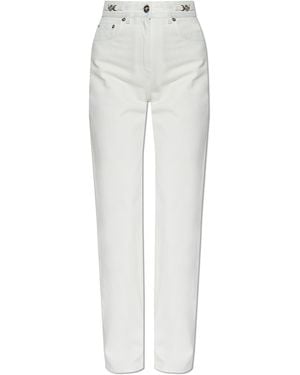 Versace Straight-Leg Jeans - White