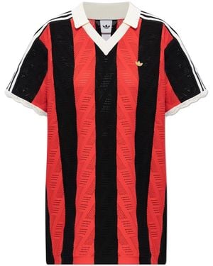 adidas Originals Polo With Appliqué Logo - Red