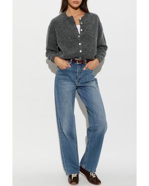 American Vintage Cardigan With Button Fastening - Blue