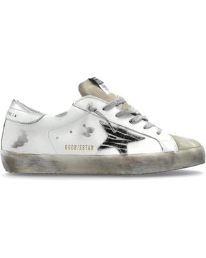 Golden Goose Super-Star Classic With List Sports Shoes - White