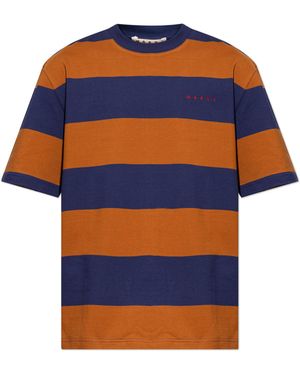 Marni Striped T-Shirt - Blue