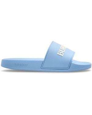 Burberry 'Furley' Slides - Blue