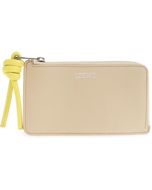 Loewe Card Case "Knot" - Natural