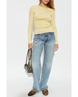 Alaïa Straight-Leg Jeans - Blue