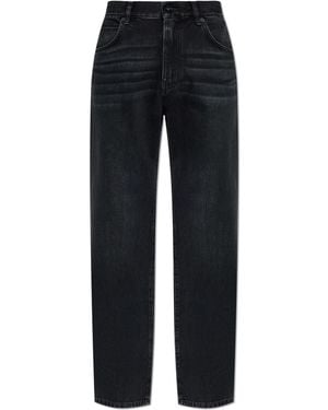 Balmain Straight-leg Jeans, - Black