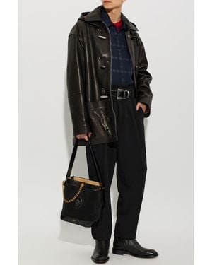 Versace Silk Shirt With The 'Medusa' Motif - Black