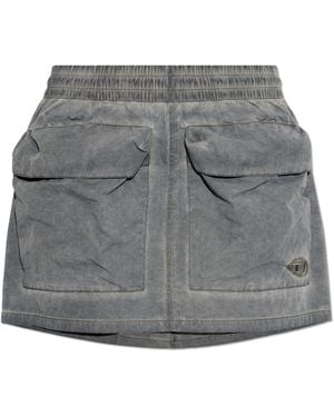 DIESEL Skirt 'O-Cean-S1' - Grey