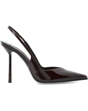 Le Silla Leather Heeled Shoes "Vivienne" - White