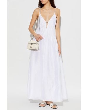 Tory Burch Off-Shoulder Dress - White