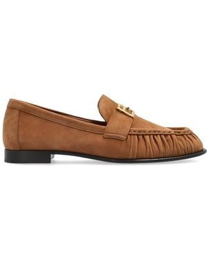 Fendi Leather 'Loafer' Shoes - Brown