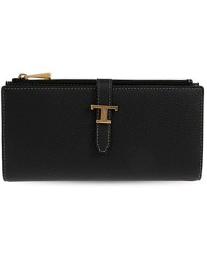 Tod's Leather Wallet - Black