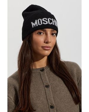 Moschino Cap With Logo - Brown