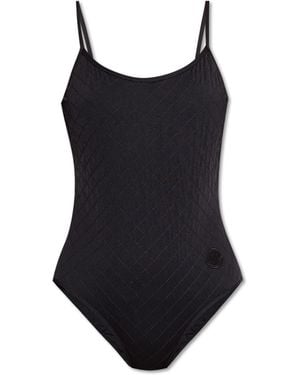 Moncler One-Piece Swimsuit - Black