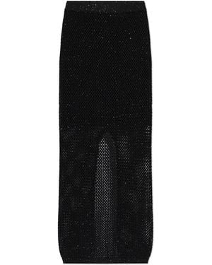 Akep Skirt With Shimmering Sequins - Black