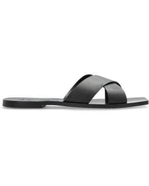 Aeyde 'Faye' Slides - Black