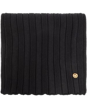 Versace Wool Scarf - Black