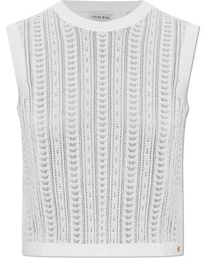 Anine Bing 'Moni' Top - White