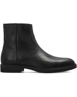AllSaints Leather Chelsea Boots - Black