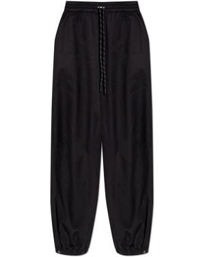 Rethinkit Studios Trousers With Logo - Black