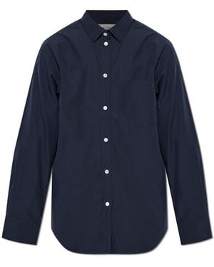 Rohe Shirt With Pocket - Blue