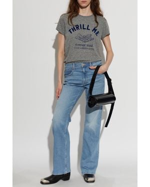 Mother 'The Bookie Sneak' Jeans Pants - Blue