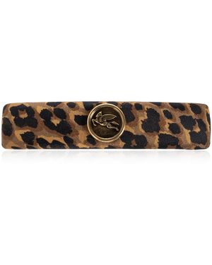 Etro Hair Clip - Brown