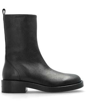 Courreges Leather Shoes - Black
