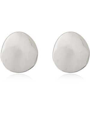 Alaïa Brass Earrings - White