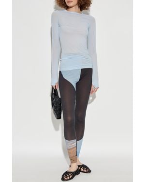 Issey Miyake Pants With Print - Gray