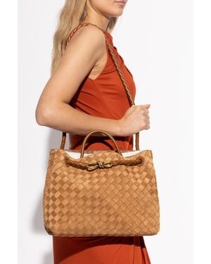 Bottega Veneta Handbag "Andiamo Medium" - Orange