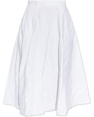 Moschino Flared Skirt - White