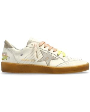 Golden Goose "Ball Star" Sports Shoes - White