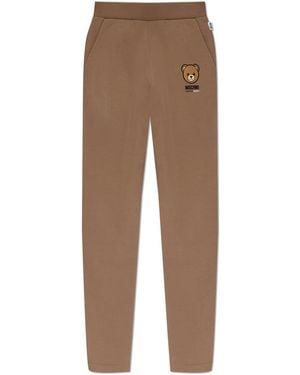 Moschino Sweatpants From The 'Active' Line - Brown