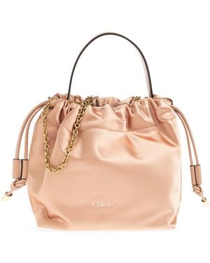 Chloé Handbag "Icons Mini" Drawstring Bag - Pink
