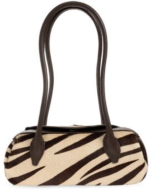 Yuzefi Shoulder Bag "Oyster Mini" - Black