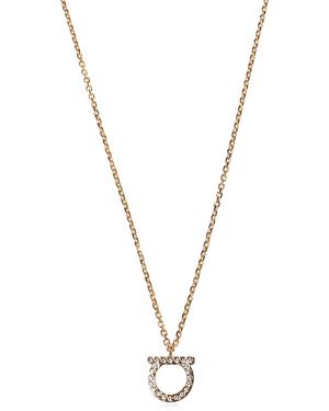 Ferragamo Necklace With Logo - Metallic