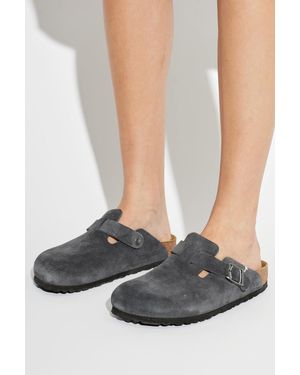 Birkenstock 'Boston Bs' Mules - White