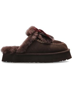 UGG 'Disquette Heritage' Slide Sandals - Brown