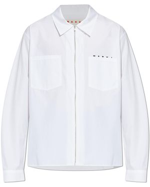 Marni Shirt With Logo - White