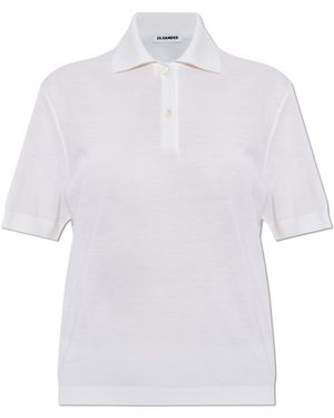 Jil Sander Wool Polo - White