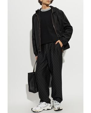 Versace Jacket With Hood - Black